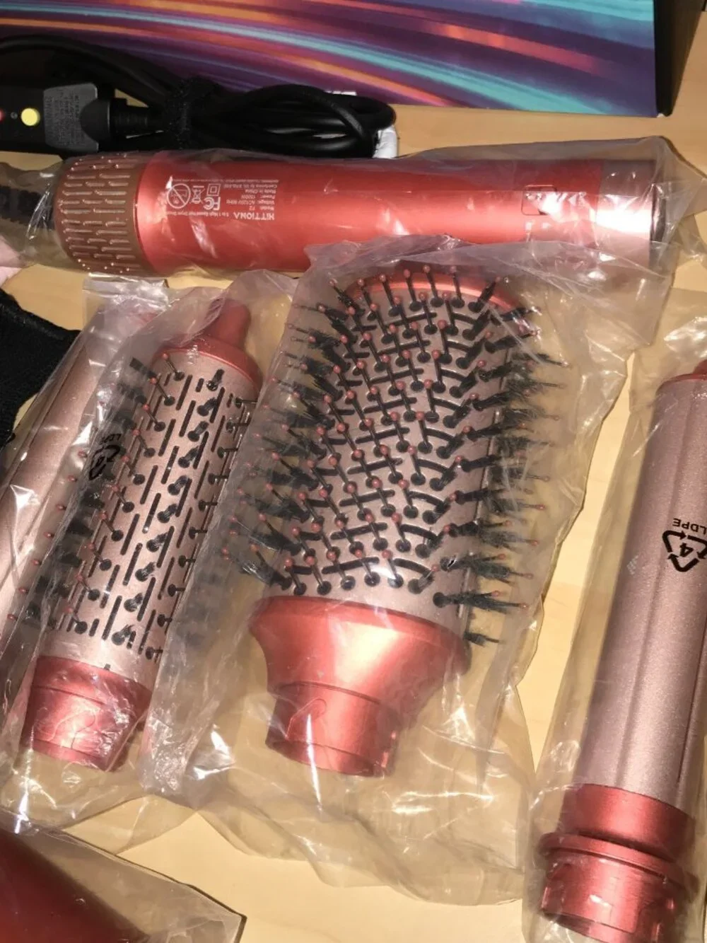HITTIONA Hot Air Styler & Hair Styler- High-Speed Hair Blow Dryer Brush + Bag